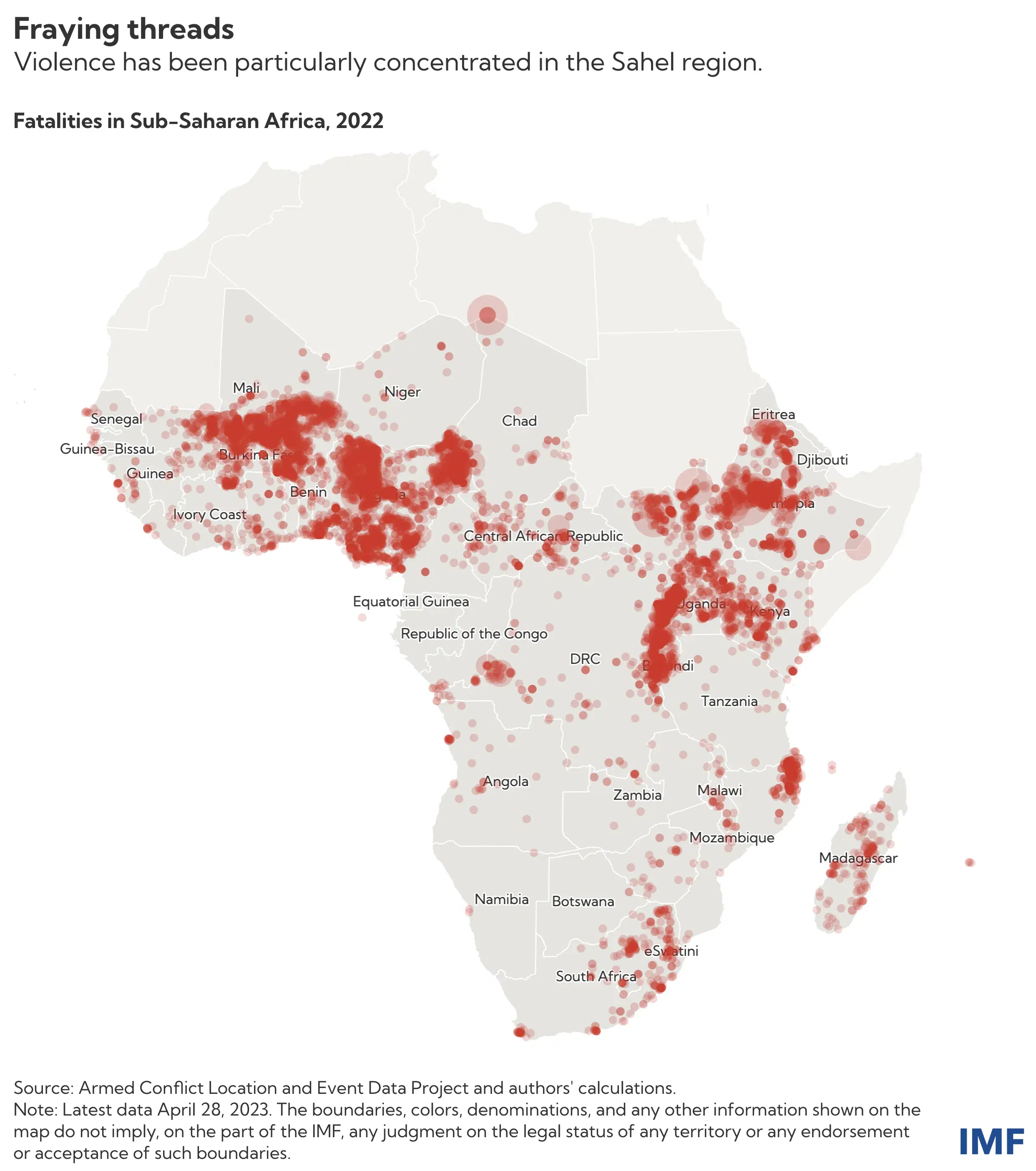 Mapping Violence in the Sahel region