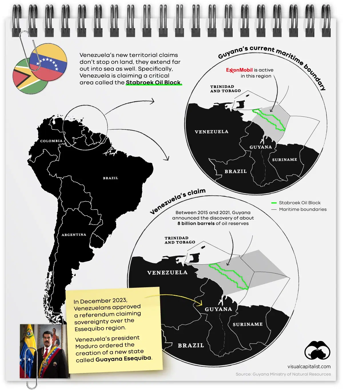 Venezuela's Recent Land Claim Targets Offshore Oil in Neighboring Guyana