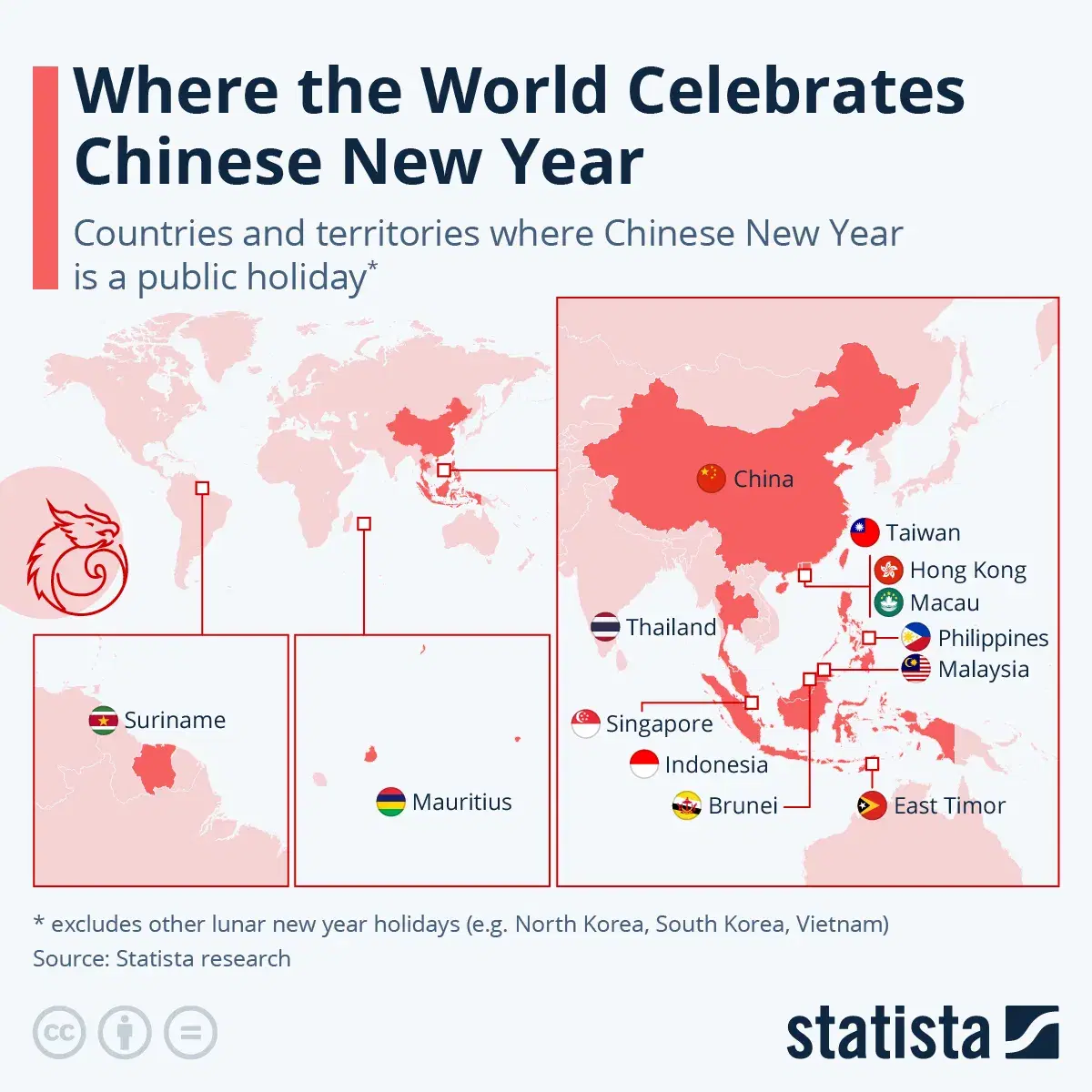 Where Chinese New Year is a Public Holiday